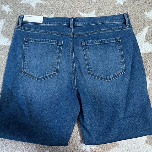 NWT THE LOFT SKINNY CROP MID RISE JEANS SZ 14 - Picture 3 of 6